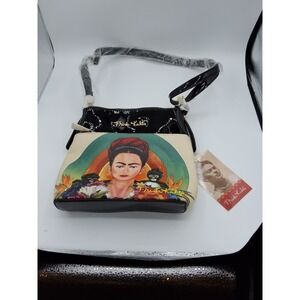 Frida Kahlo Crossbody‎ Bag Purse Shoulder Bag Faux Leather Art Print